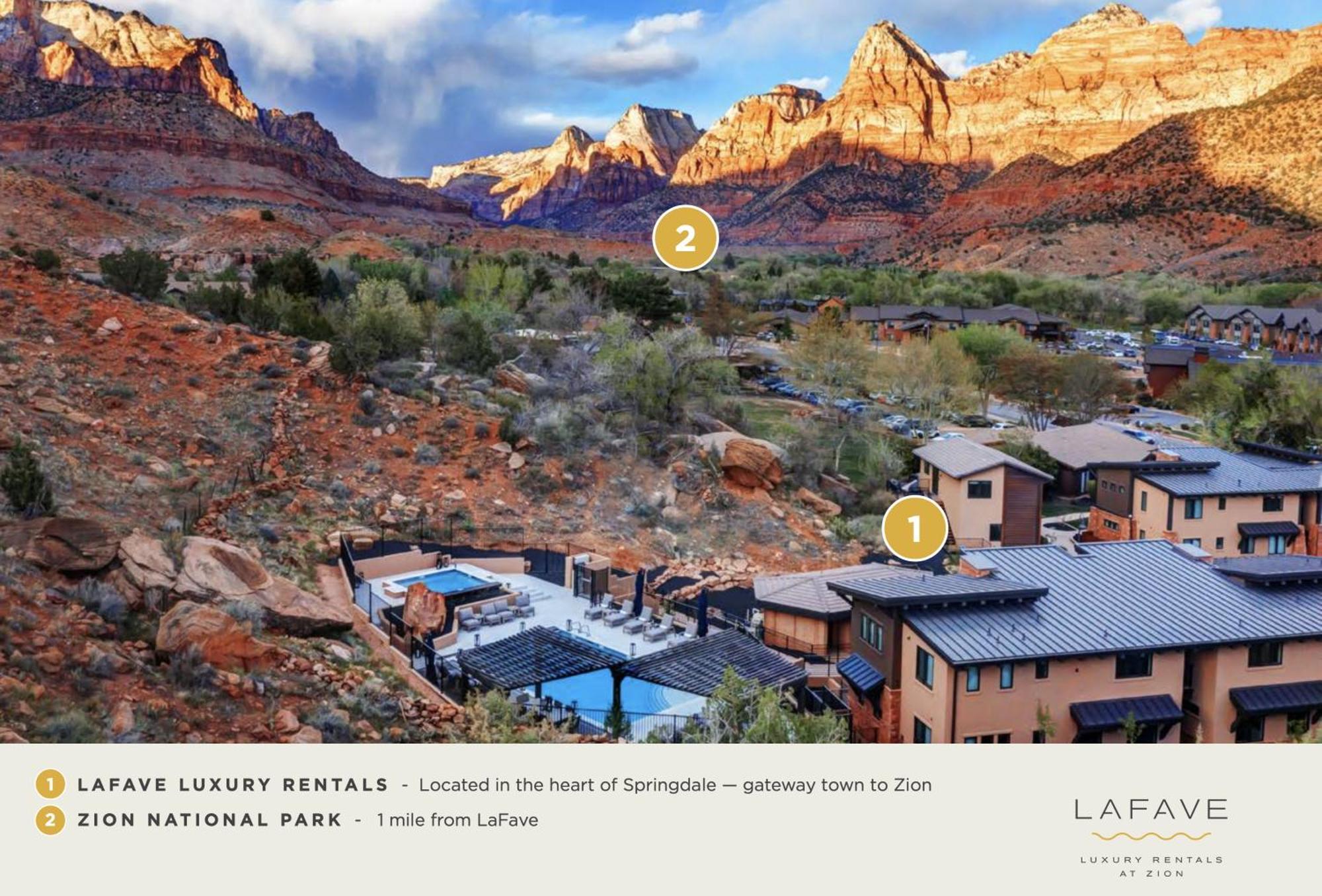 Lafave Luxury Rentals At Zion Springdale Kültér fotó